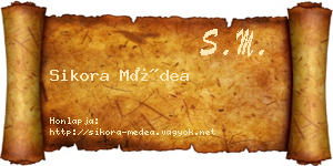 Sikora Médea névjegykártya